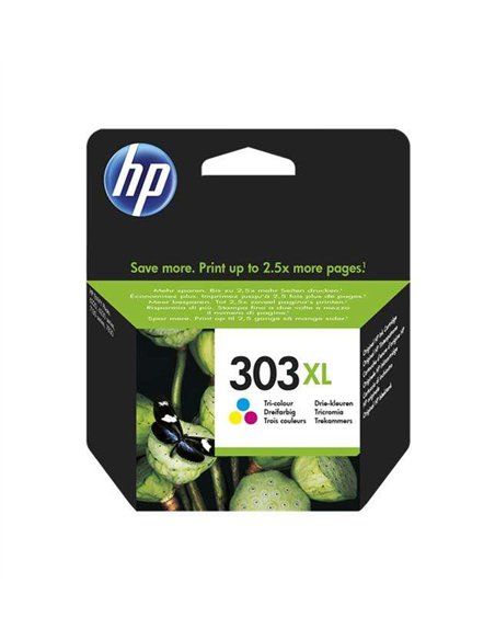 HP 303XL - T6N03AE - Tricolor - Cartouche XL HP