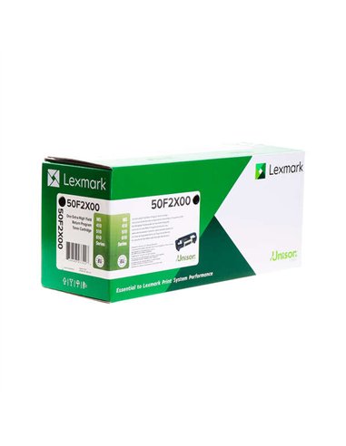 Lexmark 502XE - Noir - Toner