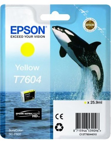 Epson T7604 - Orque - Jaune - Cartouche d'encre Epson