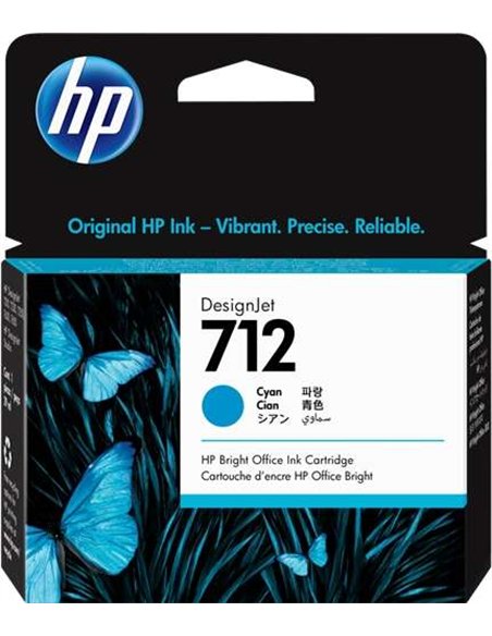 HP 712 - Cyan - 3ED67A