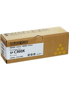 Ricoh Aficio SP-C361 - Jaune - 408253/SPC360X