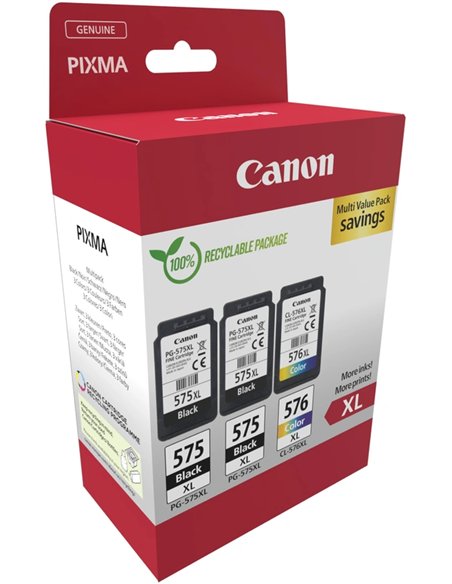 Canon PG575XL/CL576XL Multi-Pack de 3 - 5437C004