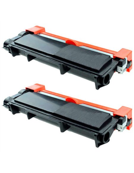 Brother TN2320/TN2310 - Noir - Pack de 2 Cartouches Toner - Compatible