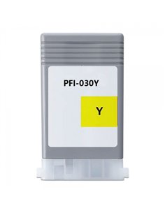 Canon PFI030 - Jaune pigmenté - Compatible - Remplace 3492C001