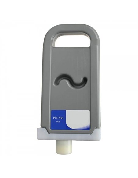 Canon PFI706 Bleu Pigmenté - Compatible - Remplace 6689B001