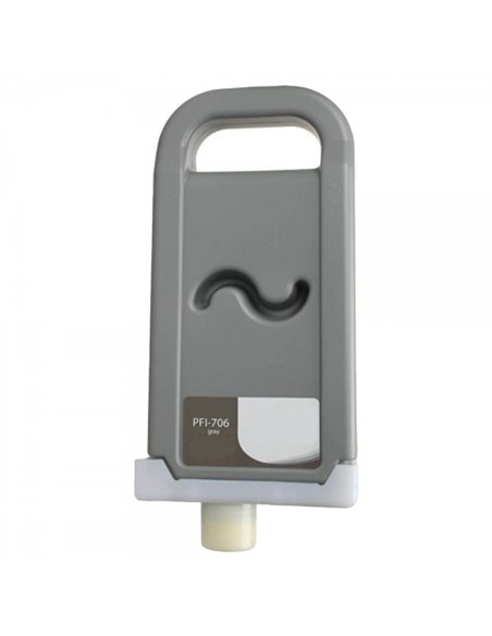 Canon PFI706 Gris Pigmenté - Compatible - Remplace 6690B001