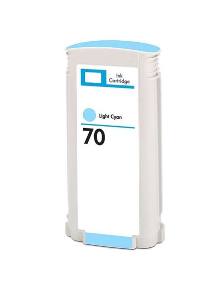 HP 70 - Cyan Light Pigmenté - Compatible - Remplace C9390A