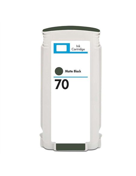 HP 70 - Noir mat pigmenté - Compatible - Remplace C9448A