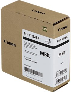 Canon PFI110 - Noir mat - 2363C001