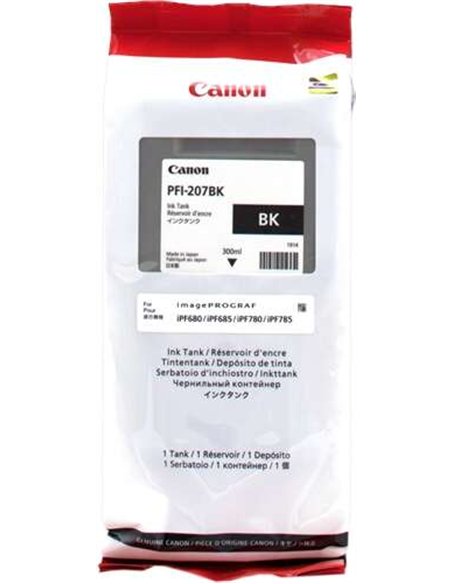 Canon PFI207 - Noir - PFI207BK/8789B001