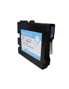 Ricoh GC21C - Cyan pigmenté - Compatible - Remplace 405533/405537