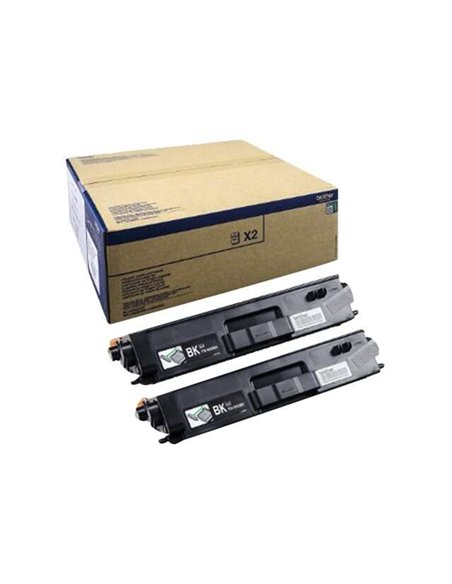 Brother TN900 - Noir - Pack de 2 Cartouches Toner - TN900BKTWIN