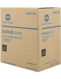 Konica Minolta TNP51 - Noir - TNP51K/A0X5155