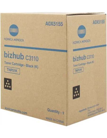 Konica Minolta TNP51 - Noir - TNP51K/A0X5155