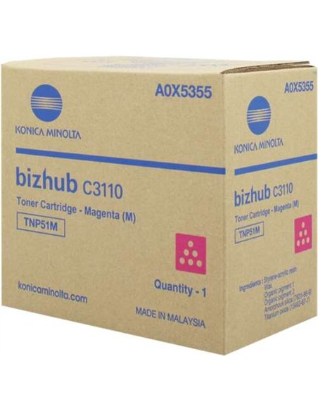 Konica Minolta TNP51 - Magenta - TNP51M/A0X5355