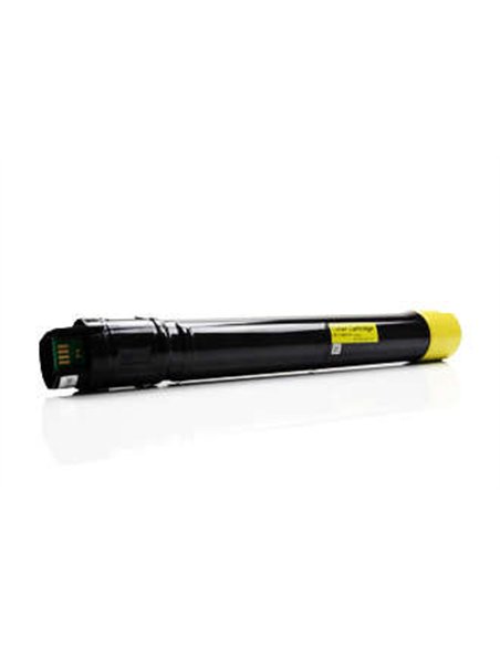 Xerox Phaser 7800 - Cartouche Toner Jaune - Compatible - Remplace 106R01568//106R0156
