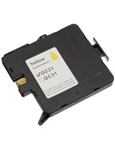 Ricoh GC21Y - Jaune sublimation - Compatible - Remplace 405535/405539