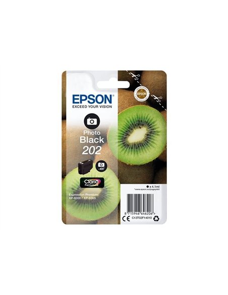Epson 202 - Epson Kiwi - Noir-Photo - Cartouche d'encre Epson