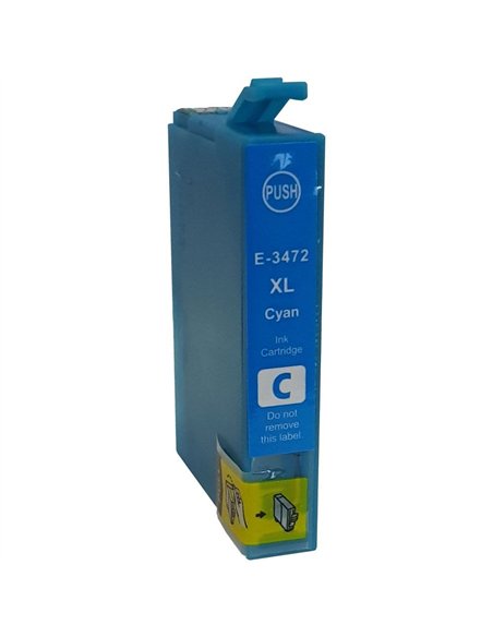 Epson 34XL - Epson Balle de Golf - Cyan - Cartouche compatible Epson