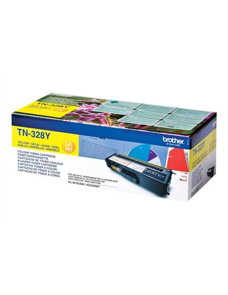 Brother TN-328Y - Jaune - Toner XL Brother 