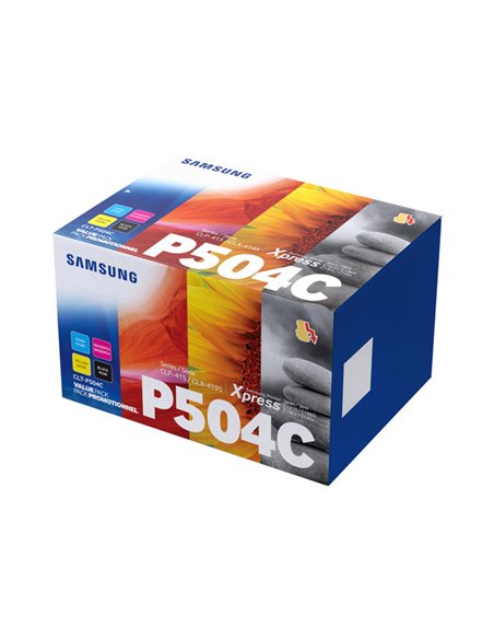 Samsung CLT-504S - Noir / Couleurs - Pack 4 Toners Samsung