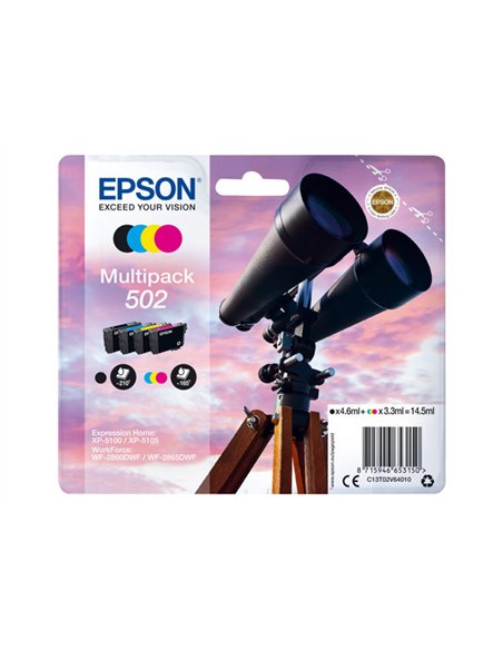 Epson T0502 - Jumelles - MultiPack de 4 Cartouches d'encre Epson