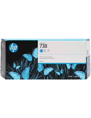 HP 676M6A - 738 - Cyan