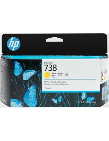 HP 498N7A - 738 - Jaune