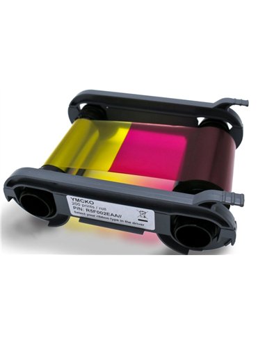 EVOLIS Badgy Ruban YMCKO - 200 impressions - R5F002EAA