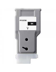 Compatible CANON PFI207 - PFI207BK - 8789B001 - Noir