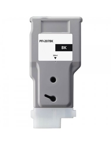 Compatible CANON PFI207 - PFI207BK - 8789B001 - Noir