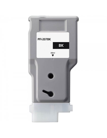 Compatible CANON PFI207 - PFI207BK - 8789B001 - Noir