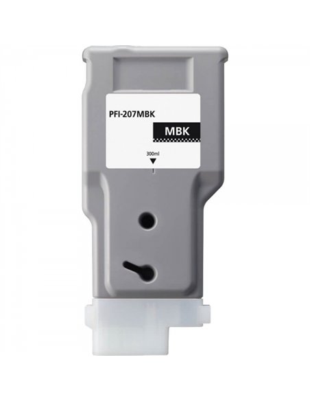 Compatible CANON PFI207 - PFI207MBK - 8788B001 - Noir Mat