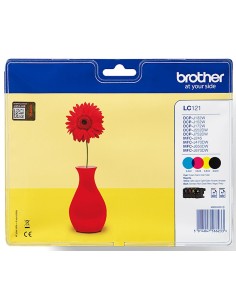 BROTHER LC121 - LC121VALBP - Pack de 4 Cartouches