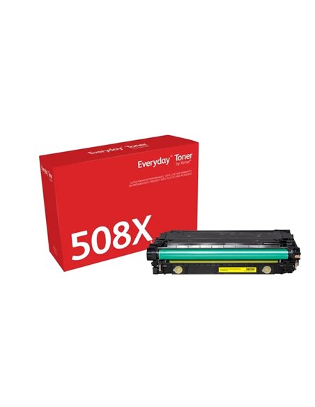 XEROX Everyday Compatible HP CF362A - 508X - CANON 040H - 0455C001 - Jaune - Toner