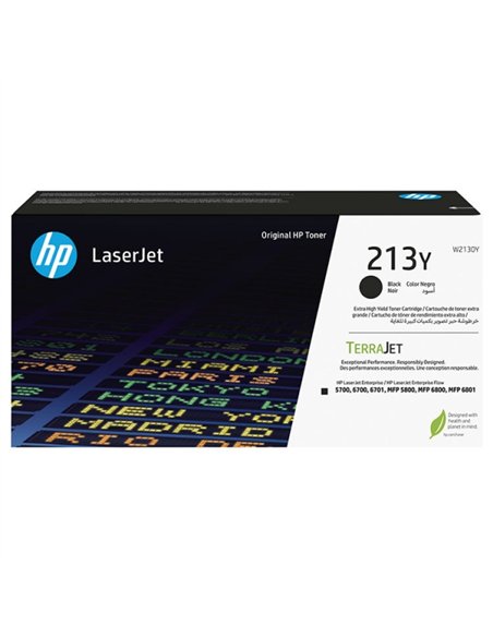 HP W2130Y - 213Y - Noir - Toner