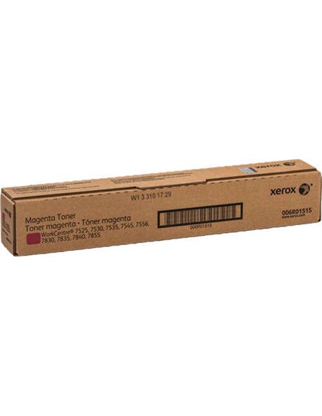 Xerox WorkCentre 7525/7535/7545/7830 Magenta Cartouche de Toner - 006R01515