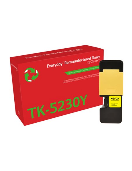 Xerox Everyday Kyocera TK5220/TK5230 Jaune Cartouche de Toner Compatible - 1T02R9ANL1/1T02R9ANL0/TK5220Y/TK5230Y