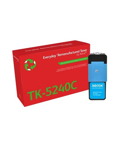 Xerox Everyday Kyocera TK5240 Cyan Cartouche de Toner Compatible - 1T02R7CNL0/TK5240C