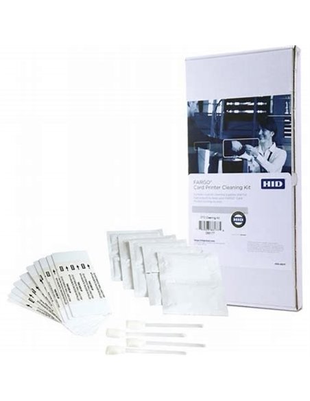 Fargo Kit de Nettoyage con 10 Tarjetas de Nettoyage + 4 Bastones + 3 Sobres Alcohol - 086177