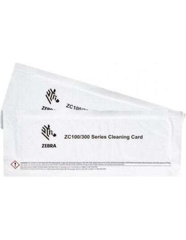 Zebra ZC100/ZC300 Kit de 2 Tarjetas de Nettoyage es