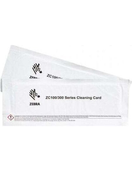 Zebra ZC100/ZC300 Kit de 2 Tarjetas de Nettoyage es
