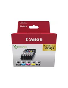 Canon PGI580/CLI581 Pack de 5 Cartouches d'encre - 2078C007
