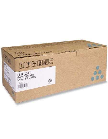 Ricoh SPC220/SPC221/SPC222/SPC240 Cyan Cartouche de Toner - 407645