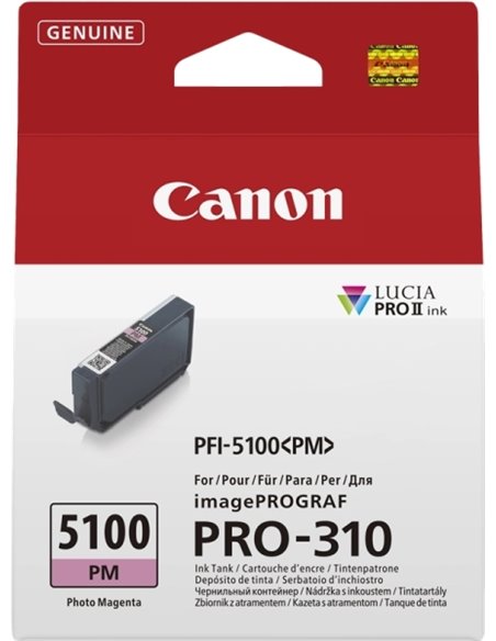 Canon PFI5100 Magenta Photo Cartouche d'encre - PFI5100PM/6957C001