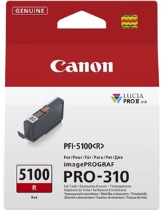 Canon PFI5100 Rouge Cartouche d'encre - PFI5100R/6958C001