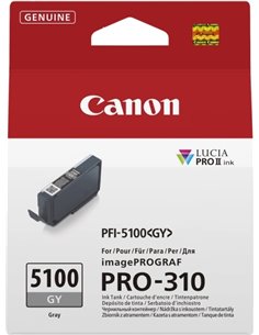 Canon PFI5100 Gris Cartouche d'encre - PFI5100GY/6959C001