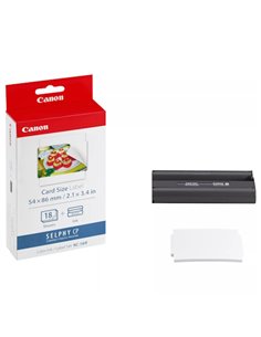 Canon KC-18IF Pack de d'encre de Couleur + 18 Hojas de Papel Adhesivo 54x86mm