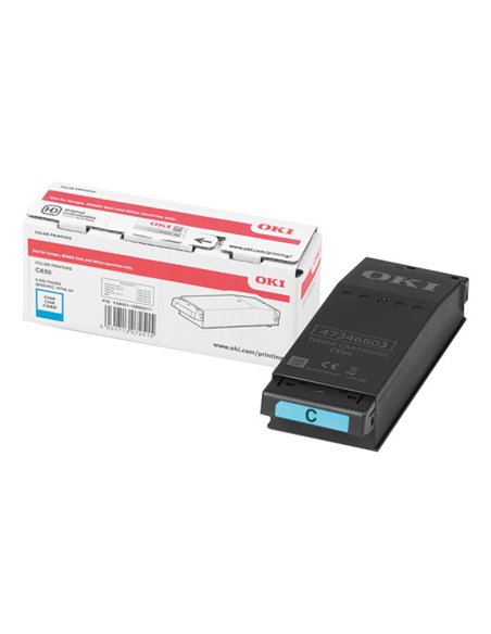 OKI C650 Cyan Cartouche de Toner - 9006127