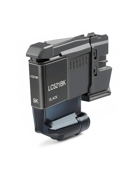 Brother LC521 Noir Cartouche d'encre Pigment Compatible - LC521BK